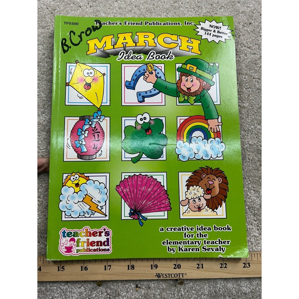 MARCH Idea Book Karen‎ Sevaly 1998 Elementary Teacher Activity Book TF0300